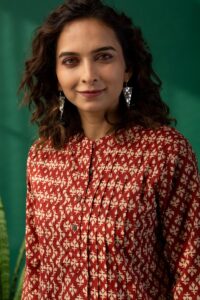 Image for Kusvaa Shk033 Devangi Cotton Short Kurti Featured