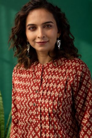 Image for Kusvaa Shk033 Devangi Cotton Short Kurti Featured