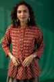 Image for Kusvaa Shk033 Devangi Cotton Short Kurti Pocket