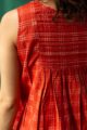 Image for Kusvaa Shk036 Elina Cotton Short Kurti Closeup 2