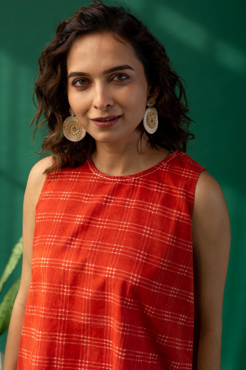 Image for Kusvaa Shk036 Elina Cotton Short Kurti Side
