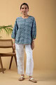 Image for Kusvaa Shk038 Darshana Cotton Short Kurti Front
