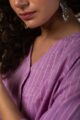 Image for Kusvaa Shk040 Viranshu Handloom Cotton Short Kurti Closeup