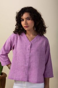 Image for Kusvaa Shk040 Viranshu Handloom Cotton Short Kurti Featured