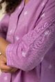 Image for Kusvaa Shk041 Chaitali Handloom Cotton Short Kurti Closeup 2