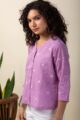Image for Kusvaa Shk041 Chaitali Handloom Cotton Short Kurti Front