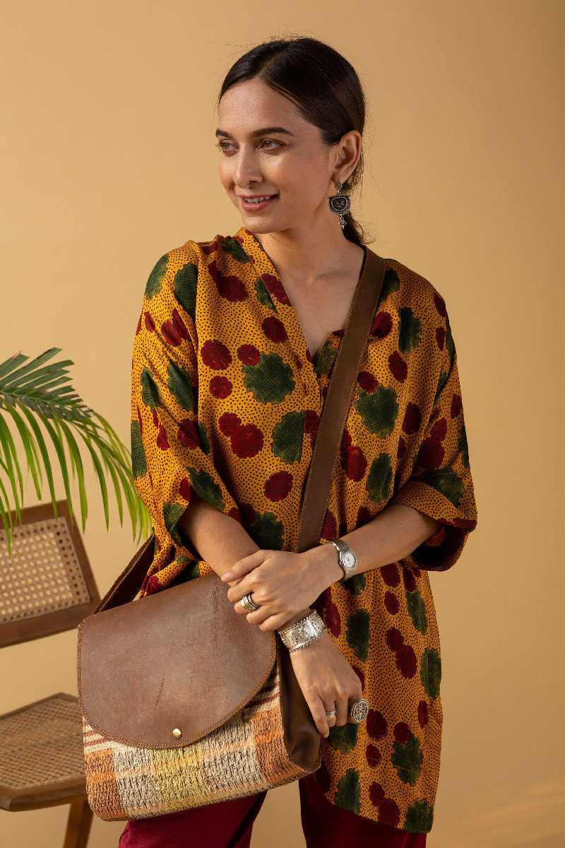 Image for Kusvaa Shk046 Lina Modal Short Kurti Closeup 2