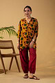 Image for Kusvaa Shk046 Lina Modal Short Kurti Front