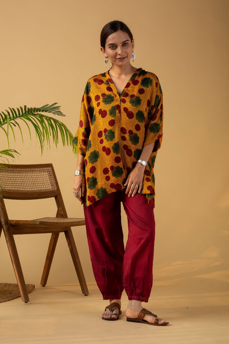 Image for Kusvaa Shk046 Lina Modal Short Kurti Side