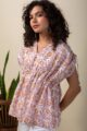 Image for Kusvaa Shkaf002 Anvika Handblock Cotton Kaftan Side
