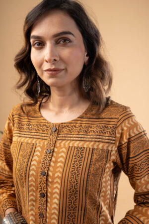 Image for Kusvaa Wkr168 Adivi Cotton Straight Kurta Featured New