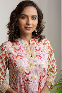 Image for Kusvaa Wkr169 Vidushi Cotton A Line Kurta Featured