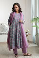 Image for Kusvaa Wkr171 Swara Cotton Handblock A Line Kurta Pattern
