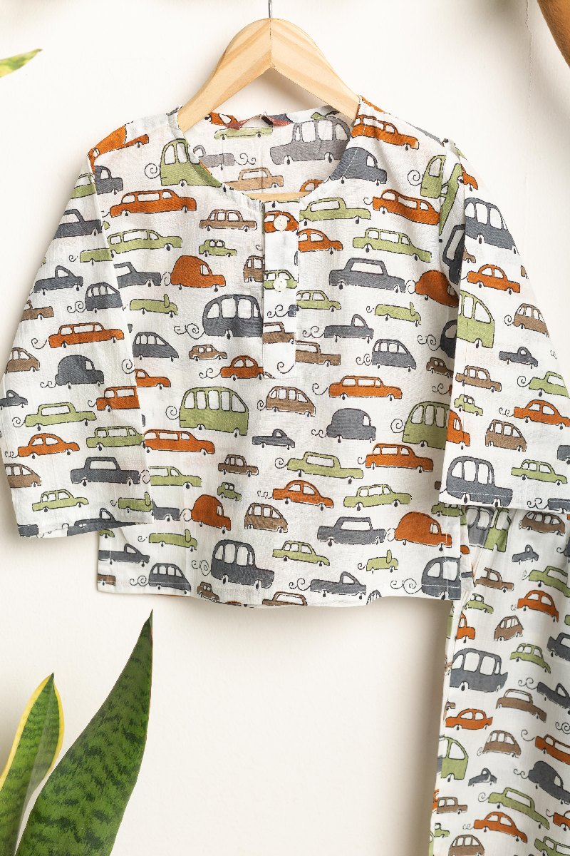 Image for Kusvaa Byw039 Kaustav Cotton Kids Lounge Wear Front
