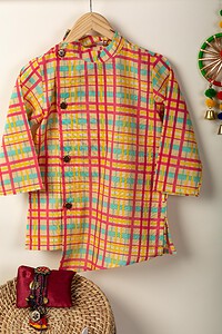 Image for Kusvaa Byw045 Hemanshu Cotton Boys Kurta Featured