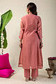 Image for Kusvaa Cood099 Srijachanderi Kurta Pant Set Sleeves