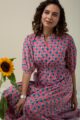 Image for Kusvaa Dr049 Medha Cotton A Line Dress Sitting