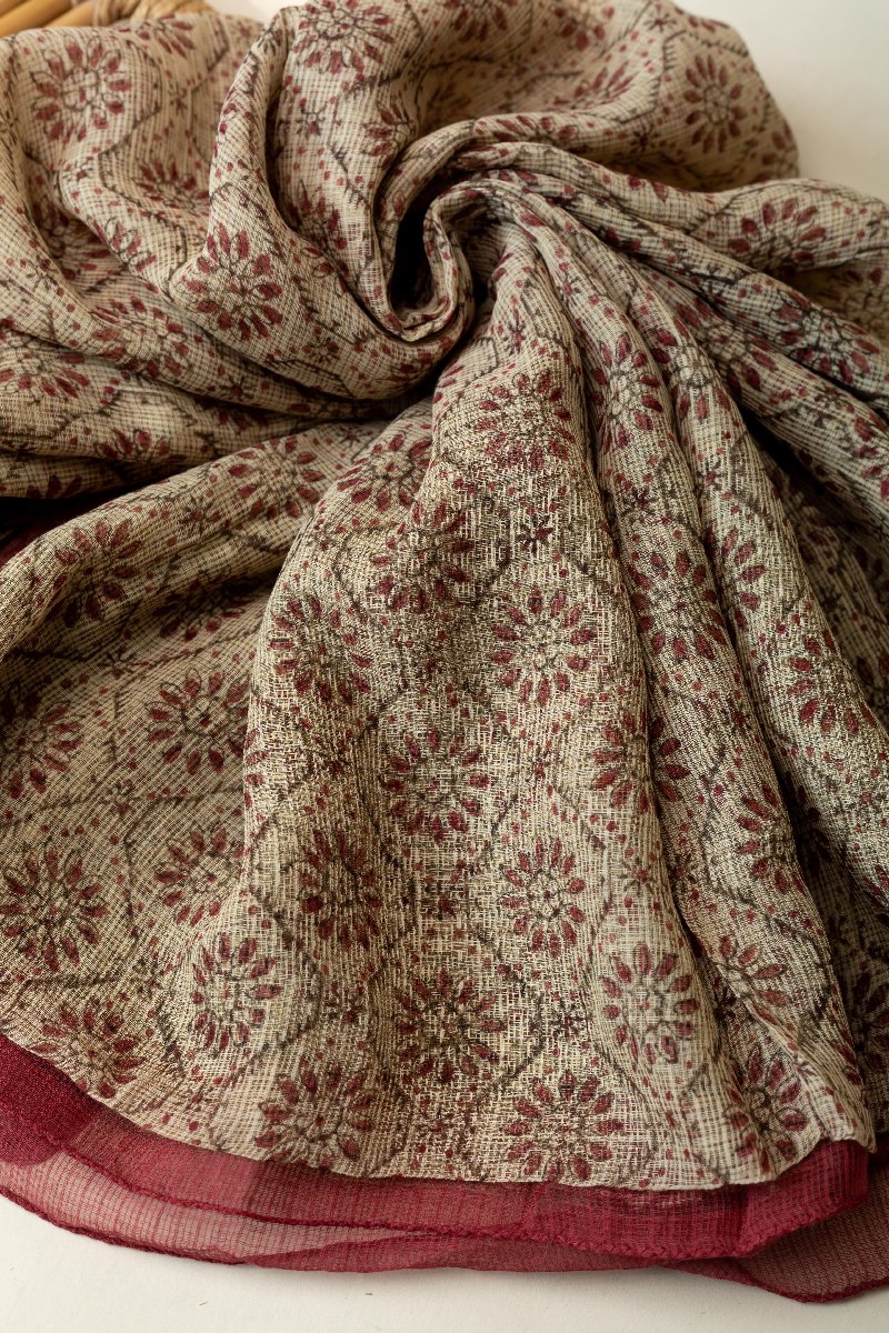 Image for Kusvaa Dup229 Vanya Kota Doriya Dupatta Side
