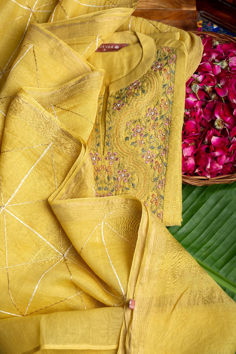 Image for Kusvaa Dup231 Srinaya Chanderi Dupatta Closeup 2