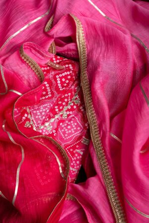 Image for Kusvaa Dup233 Maithaly  Chanderi Silk Dupatta Sitting