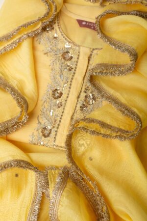 Image for Kusvaa Dup238 Arshiy Chanderi Dupatta Side