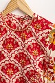 Image for Kusvaa Grw082 Tripti Cotton Girls Kurta Pant Set Closeup