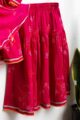Image for Kusvaa Grw083 Ashwini Cotton Girls Skirt Top And Dupatta Set Closeup