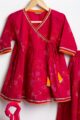 Image for Kusvaa Grw083 Ashwini Cotton Girls Skirt Top And Dupatta Set Front