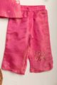 Image for Kusvaa Grw085 Risha Tissue Viscos Girls Kurta Pant Set Pocket
