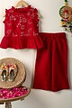 Image for Kusvaa Grw088 Jivika Chanderi Girls Top Pant Set Featured