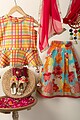 Image for Kusvaa Grw090 Hema Cotton Girls Skirt Top And Dupatta Set Closeup 5