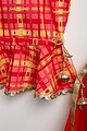 Image for Kusvaa Grw091 Jaya Cotton Girls Skirt Top And Dupatta Set Closeup 3