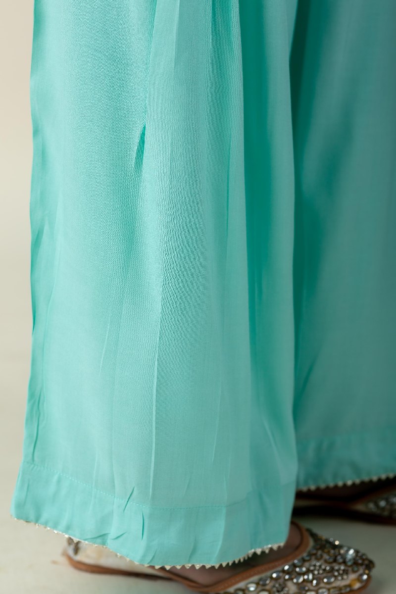 Image for Kusvaa Plz002 Maya Muslin Palazzo Closeup
