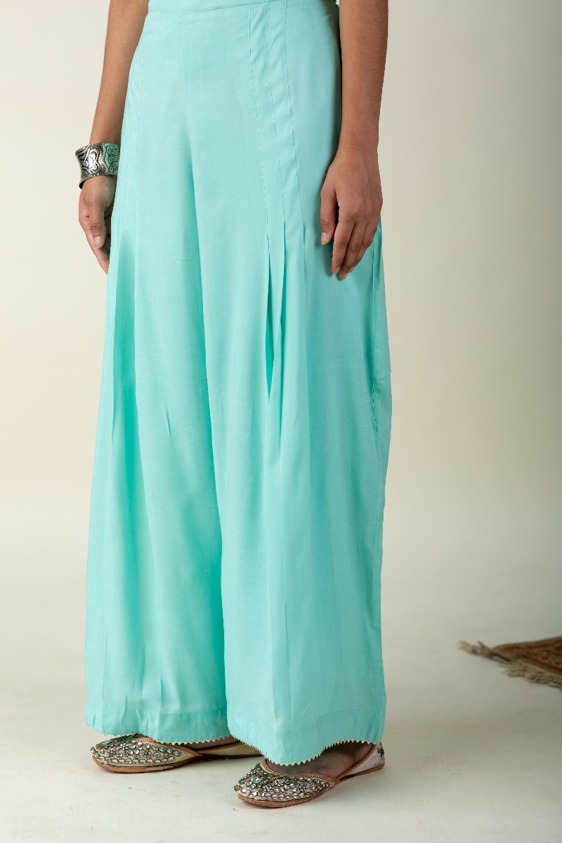 Image for Kusvaa Plz002 Maya Muslin Palazzo Front