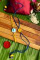 Image for Kusvaa Rak002 Janaki Handmade Rakhi Set Of Two Side