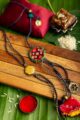 Image for Kusvaa Rak003 Gaurika Handmade Rakhi Front