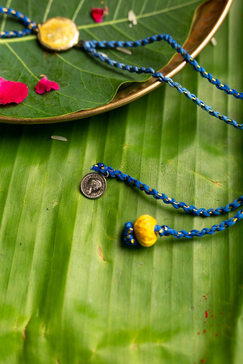 Image for Kusvaa Rak007 Geeta Handmade Rakhi Front