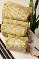 Image for Kusvaa Ubg020 Kaeya Toiletry Pouch Set Of 3 Closeup 2