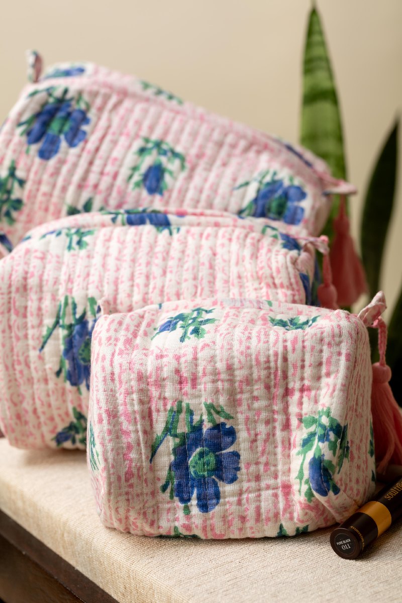 Image for Kusvaa Ubg021 Lalika Toiletry Pouch Set Of 3 Closeup
