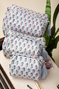 Image for Kusvaa Ubg022 Neena Toiletry Pouch Set Of 3 Featured