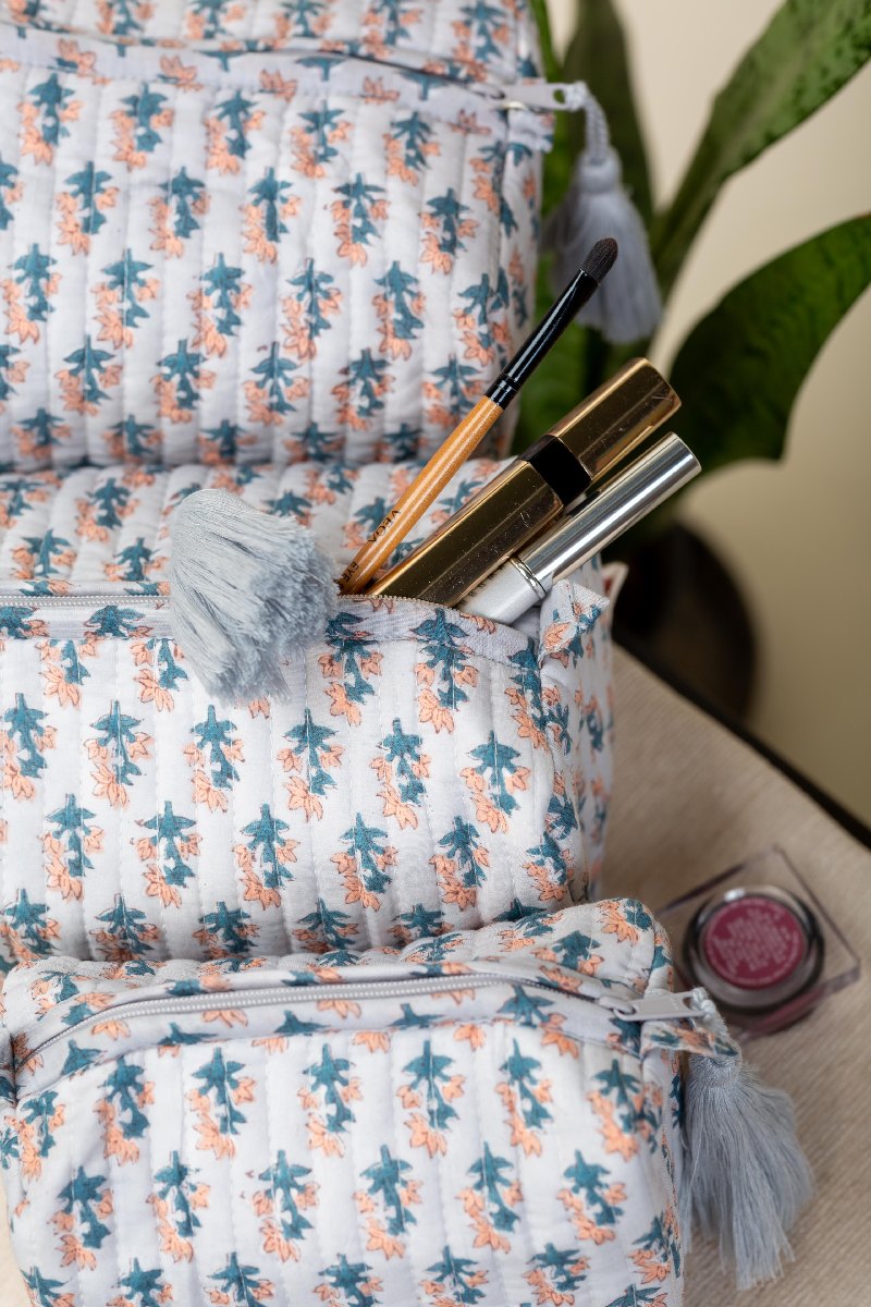 Image for Kusvaa Ubg022 Neena Toiletry Pouch Set Of 3 Front