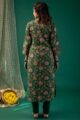 Image for Kusvaa Wkr181 Suhani Cotton Handblock Kurta Neck