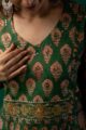 Image for Kusvaa Wkr181 Suhani Cotton Handblock Kurta Sitting