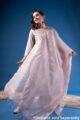Image for Kusvaa Wkr184 Neerja Chanderi Straight Fit Kurta Side New