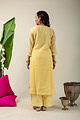Image for Kusvaa Wkr185 Arshiya Chanderi Straight Fit Kurta Closeup 3