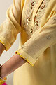 Image for Kusvaa Wkr185 Arshiya Chanderi Straight Fit Kurta Pocket