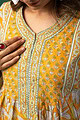 Image for Kusvaa Wkr187 Darpana Cotton Block Print Kurta Side