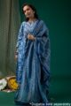 Image for Kusvaa Wkr189 Avita Chanderi A Line Kurta Closeup
