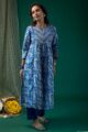 Image for Kusvaa Wkr189 Avita Chanderi A Line Kurta Front