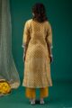 Image for Kusvaa Wkr192 Aarin Chanderi Straight Fit Kurta Back